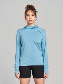 Janji Women's Sunchaser 50 Hooded Long Sleeve Celeste
