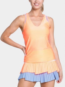 Lucky in Love Women's Lavender Love Shimmer V-Neck