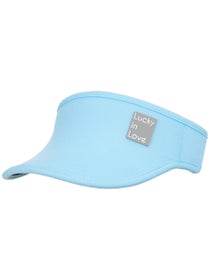 Lucky in Love Women's Stretch Visor - Blue
