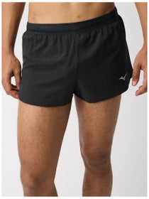 Mizuno Men's Aero 1.5" Split Short Black/Grey