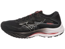 Mizuno Wave Rider 27 Men's Shoes Black/Nickel/Cayenne