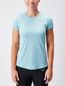 Mizuno Women's Impulse Graphic Tee Milky Blue