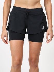 New Balance Women's Impact Run 2 in 1 Short 20