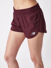 New Balance Women's Accelerate 2.5" Short Burgundy