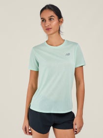 New Balance Women's Athletics T-Shirt Cosmic Jade