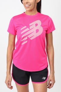 New Balance Women's Printed Accelerate Short Sleeve 