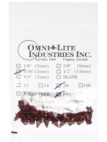 Omni-Lite 5mm (3/16") Pyramid Spikes 20 Pack