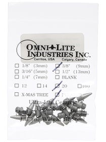 Omni-Lite 9mm (3/8") Pyramid Spikes 20 Pack