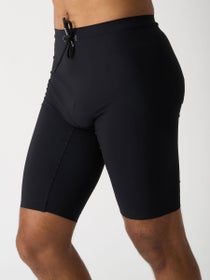 On Men's Race Tights Half Black