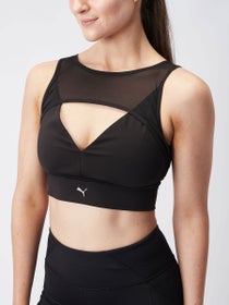 Puma Women's Forever Luxe Vneck Powermesh Bra