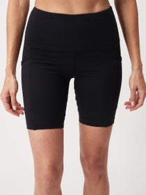 Running Bare Women's Power Moves PKT Bike Tight 7"