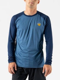 rabbit Men's EZ Tee Perf Long Sleeve Dark Blue