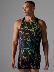 rabbit Men's Go Time Singlet Neon Bunny