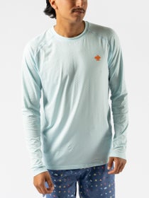 rabbit Men's Ice Perf Long Sleeve Tee Blue Glow