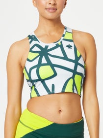 rabbit Women's Crop Hop Built In Lime Abstract 