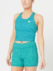 rabbit Women's Crusher Crop Race Bermuda Checkerboard