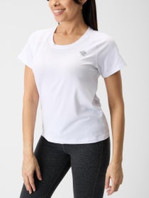 rabbit Women's EZ Tee Cropped White