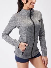 rabbit Women's Run & Chill Zip Up Charcoal