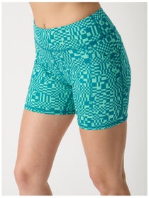 rabbit Women's Speed Leggy 4" Bermuda Checkerboard