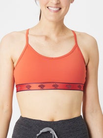 rabbit Women's Strappy Pocket Bra Blue Coral