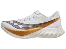 Saucony Endorphin Pro 4 Men's Shoes White/Gold