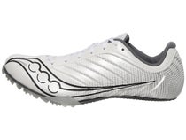 Saucony Spitfire 5 Spikes Unisex White/Carbon