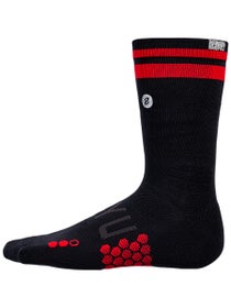 SHYU Racing Half Crew Socks Black/Red/Red