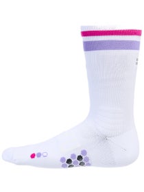 SHYU Racing Half Crew Socks White/Lavender/Magenta