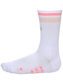 SHYU Racing Half Crew Socks White/Peach/Melon