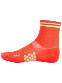 SHYU Racing Quarter Socks Crimson/Lime/Powder