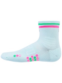 SHYU Racing Quarter Socks Foam/Pink/White
