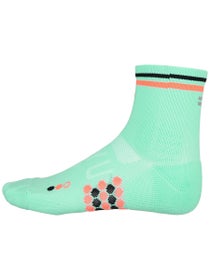 SHYU Racing Quarter Socks Peppermint/Red/Black