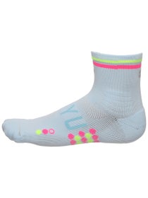 SHYU Racing Quarter Socks Sky/Pink/Neon