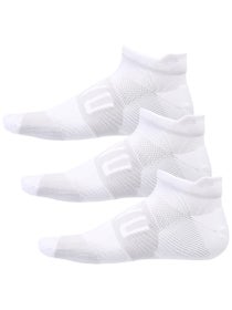 SHYU Training No-Show Socks 3-Pack White