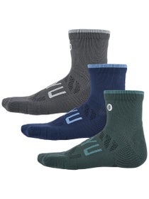 SHYU Training Quarter Socks 2.0 3-Pack Slate