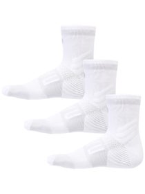 SHYU Training Quarter Socks 3-Pack White
