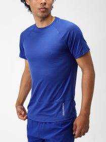 Salomon Men's Cross Run Short Sleeve Tee Surf The Web