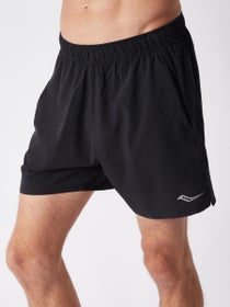 Saucony Men's Outpace 5" Short Black