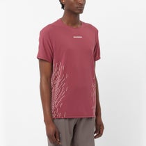 Salomon Men's Sense Aero Short Sleeve GFX Nocturne