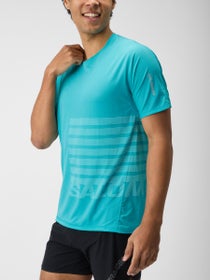 Salomon Men's Sense Aero Short Sleeve Tee Peacock Blue
