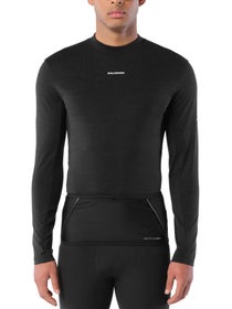 Salomon Men's Sense Merino Long Sleeve Deep Black