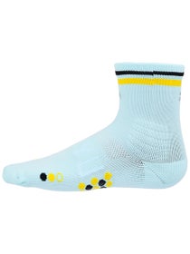 SHYU Racing Quarter Socks Ciel/Yellow/Black
