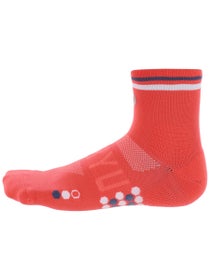 SHYU Racing Quarter Socks Poppy/White/Pencil