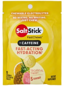 SaltStick Electrolyte Fastchews + Caffeine 10 Tablet