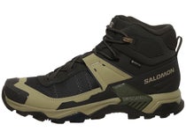 Salomon X Ultra 5 Mid GTX Mens Shoe Peat/Grey Green/Bl