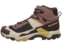 Salomon X Ultra 5 Mid GTX Womens Shoe Burlwood/French