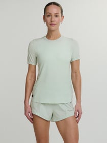 Saucony Women's Stopwatch Short Sleeve Mist Heather