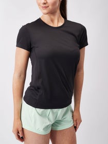 Saucony Women's Stopwatch Short Sleeve Black