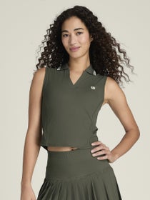 Wilson Women's Sleeveless Polo - Grape Leaf