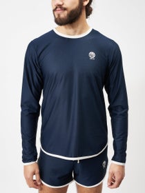 YMR Track Club Men's Soder Malarstrand Long Sleeve Navy